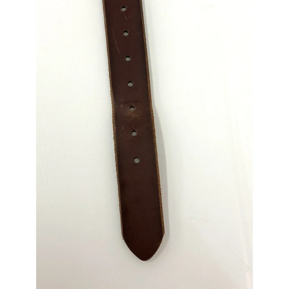MEN'S LEVI'S Broun GENUINE LEATHER Belt size 44/110cm #11LV02HO